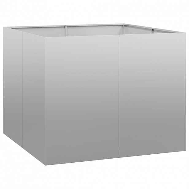 vidaXL Truhlík 100x100x80 cm pozinkovaná ocel
