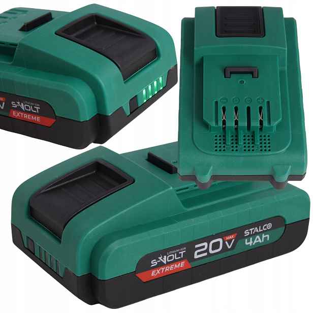 Akumulátor Baterie Pro Elektronářadí S-volt 20V 4AH Indikátor Nabití