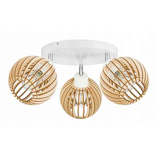 Lampa stropní svítidlo stropní lustr pohyb loft Dřevo 3
