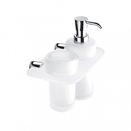 Dávkovač mýdla Nimco Bormovčetně skleničky chrom BR X3-5831W-26