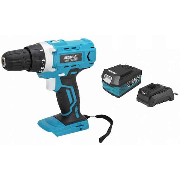 Dedra Aku Vrtačka akumulátor 4AH Set 18V Sas+all DED7040 35Nm