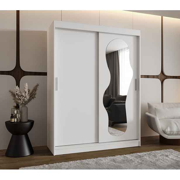 Šatní skříň Abi Ultra Rozměry: 150 cm, Barva korpusu + barva dveří: Bílá + Bílá