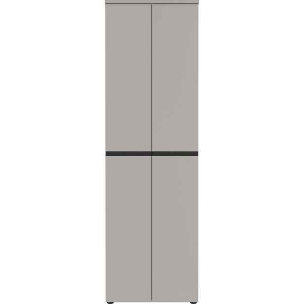 Šedá šatní skříň 59x198 cm Bastia – Germania