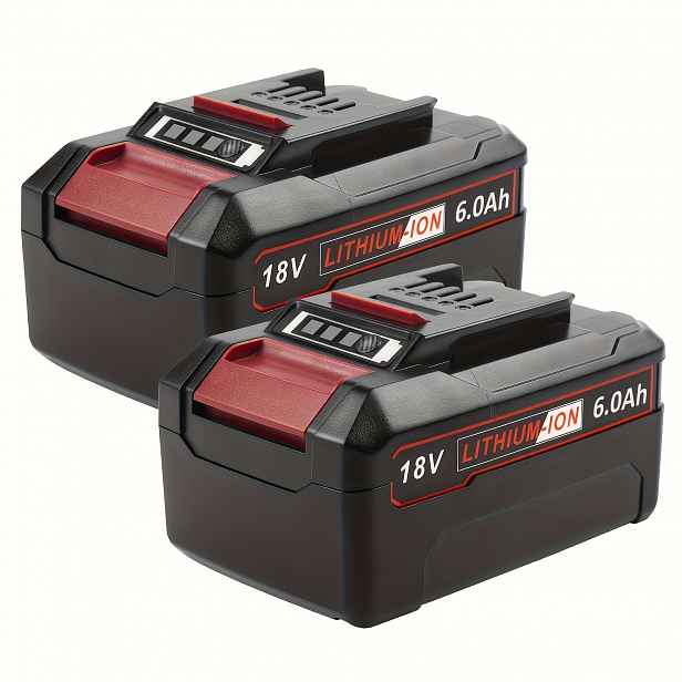 TEMU Balení 2 ks Einhell 18V baterie, Einhell -Change 6000mAh lithium-iontová náhradní baterie, kompatibilní se všemi nástroji Einhell 18V a -Change
