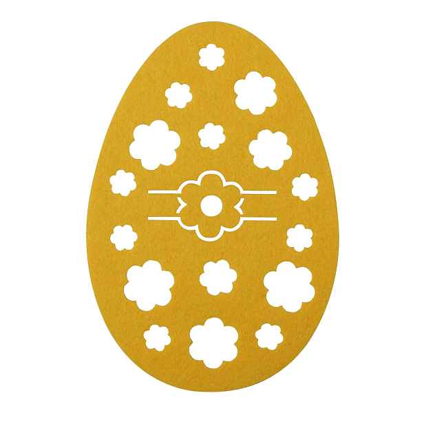 Velikonoční prostírání pod příbory EGG žlutá 15x21 cm Mybesthome