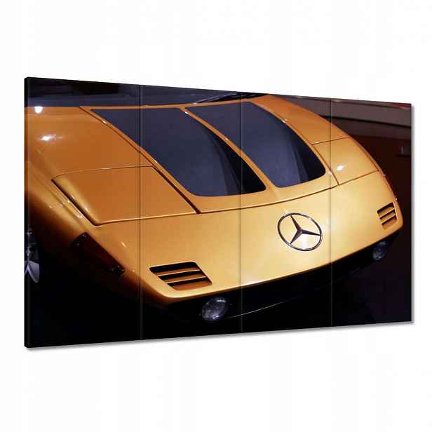 Obrazy 120x80 Žlutý Sportovní Mercedes