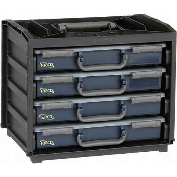 Skříň rámová skříňka 4x organizér HandyBox Raaco