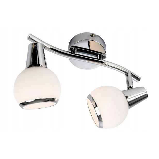 Stropní svítidlo Reality Loris chrom 2xE14 40W nastavitelná nástěnná IP20