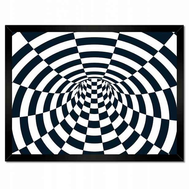 Plakáty v rámu 40x30 Abstrackja černobílá