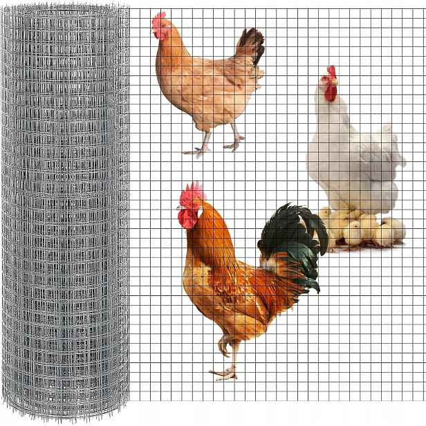 Síť proti hlodavcům 50 cm x 10 m na krtky, kuny, nornice, kovová, pozinkovaná