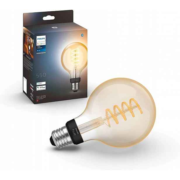 Led Žárovka Filament E27 G93 Nastavení Odstínů Bílé Stmívatelná