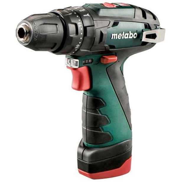 Šroubovák vrtací s příklepem AKU Metabo PowerMaxx SB Basic