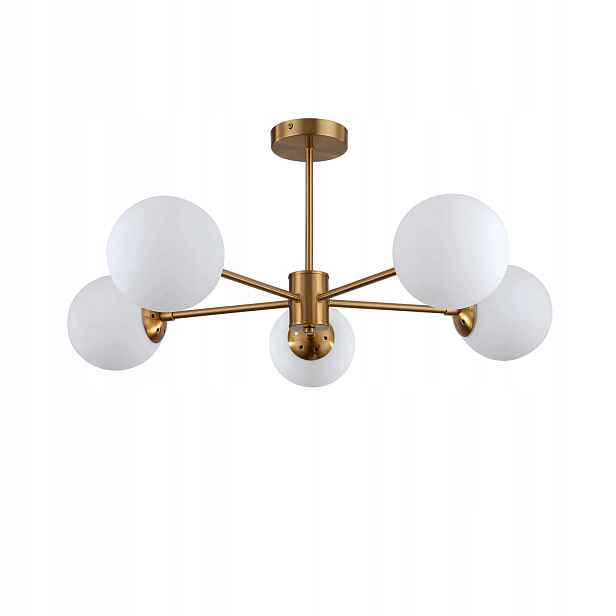 Závěsné svítidlo Roma 5xE14 zlaté LP-1345/5P Gd, Light Prestige