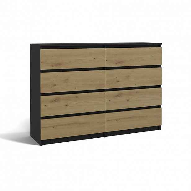 RAUMHIRSCH FURNITURE KOMODA antracitová, Artisan 138/97/40