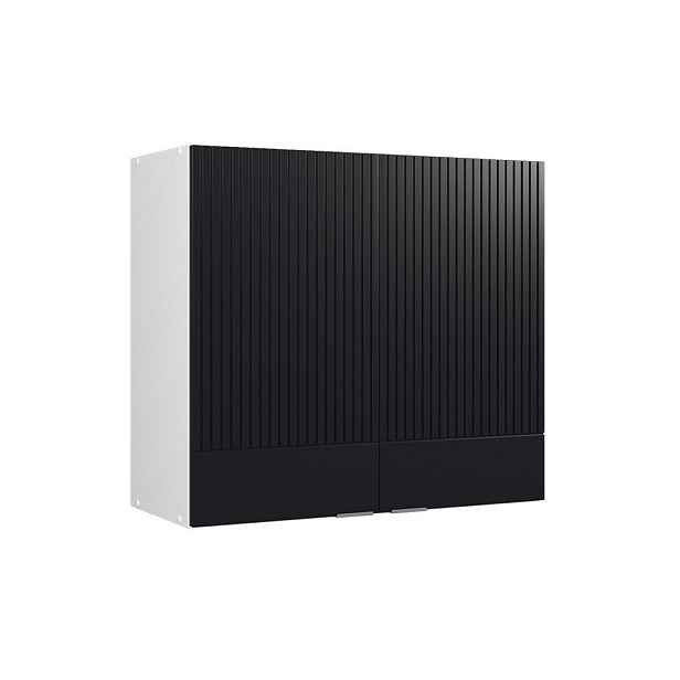 Vicco VĚŠÁK NA STĚNU Fame-Line, Černý pruhovaný/Bílá, 80 cm