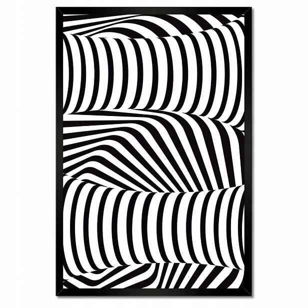 Plakáty v rámu 40x60 Abstrackja černobílá
