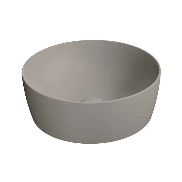 GSI NUBES keramické umyvadlo na desku průměr 40cm, tortora mat