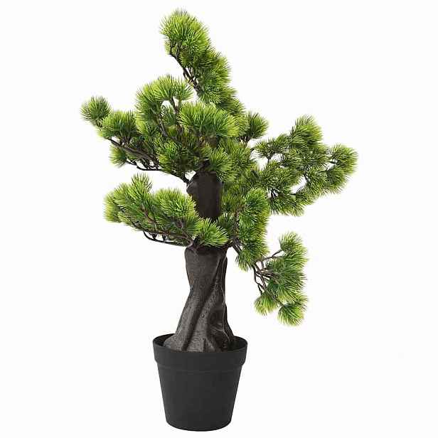 vidaXL Umělá bonsaj borovice s květináčem 70 cm zelená