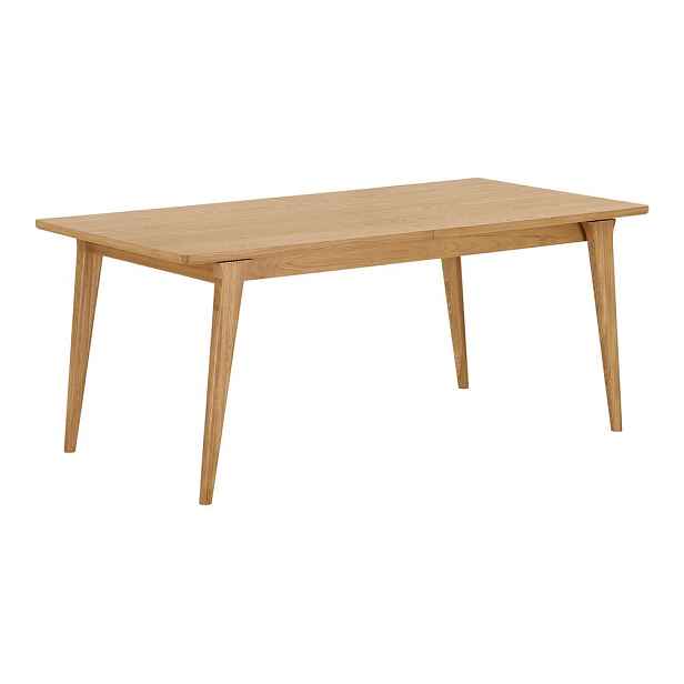 Rozkládací jídelní stůl s přídavnou deskou v dekoru dubu 90x180 cm Darwin – House Nordic
