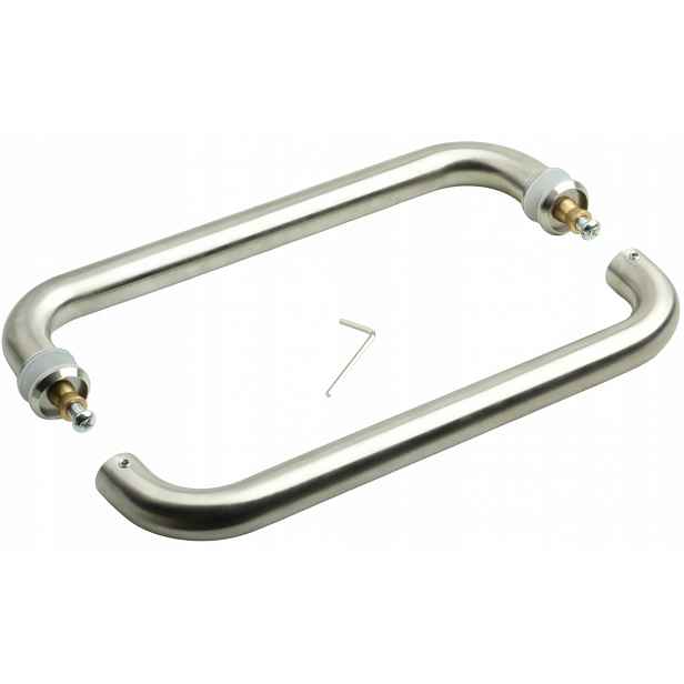 Dveřní Úchytka Inox 25 x 300 mm Antaba Dvojitá Pro Dveře Nerezová 30 cm