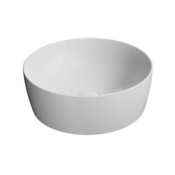 GSI NUBES keramické umyvadlo na desku průměr 40cm, bílá mat
