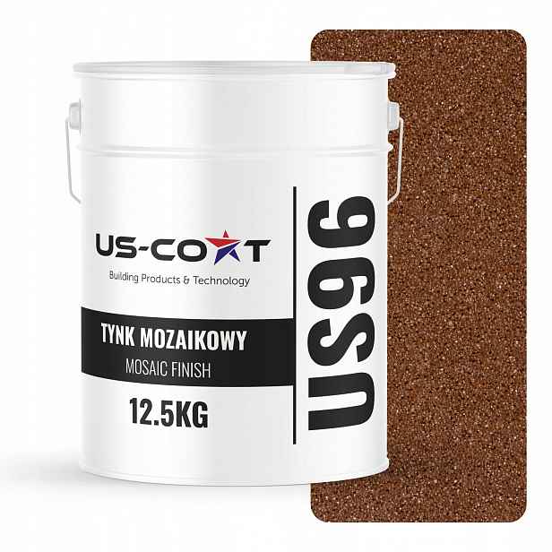 Mozaiková Omítka Mozaika 12,5 Kg Barva Hnědá M93 Ozdobná Pryskyřičná Fasáda