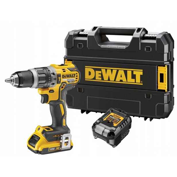 DCD796D1T Dewalt Aku Šroubovák Příklep Xr 18V S 1 Akum. 2Ah Nabíječka Kufr