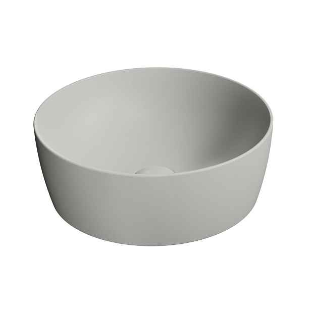 GSI NUBES keramické umyvadlo na desku průměr 40cm, cenere mat