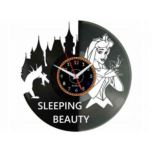 Spící princezna – nápad na Dárek Nástěnná Dekorace z vinylové desky
