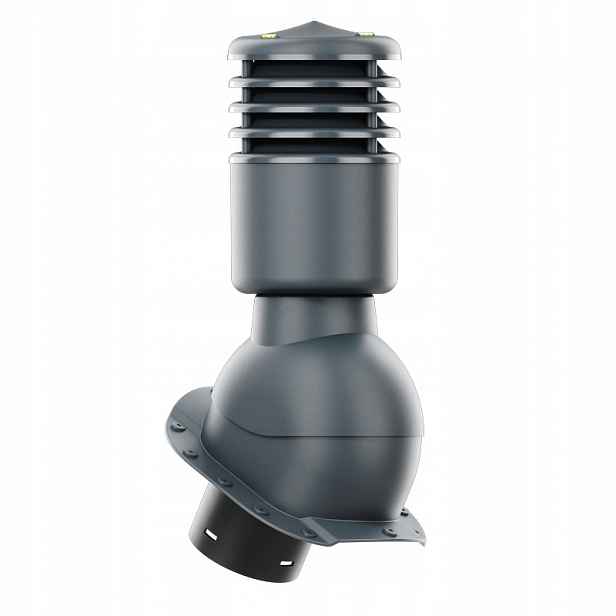 Větrací komín Smartline profil A fi 125 mm, zateplený, antracitový