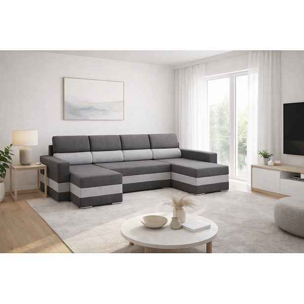 Sedací souprava Logan Mega UNI Provedení: Symetrická, látka: Herbi 30 / Herbi 40