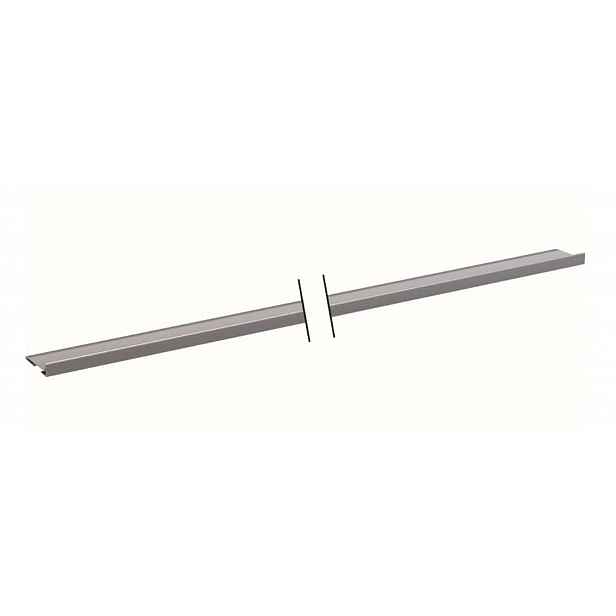Geberit - Sběrný profil pro sprchový odtok ve stěně, 1500 mm, kartáčovaná nerez 154.341.FW.1