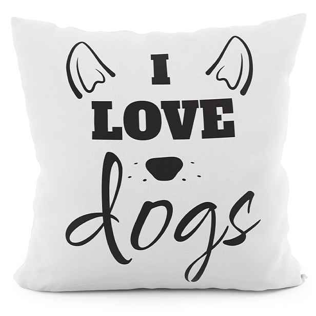 Povlak na polštář DOGS VELVET 40x40 cm  Mybesthome