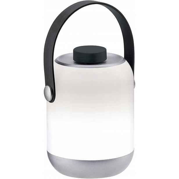 Venkovní Led stolní lampa Paulmann Clutch, chromově šedá, 1,6 W
