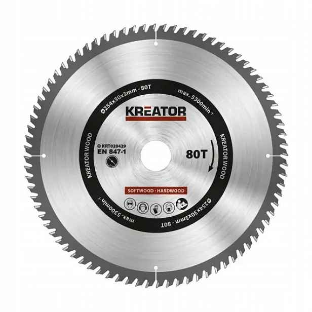 Kreator pilový kotouč 254mm*30mm 80WZ KRT020429