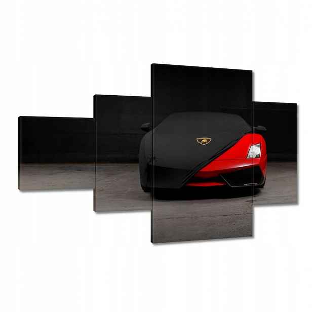 Obraz 130x80 Červené auto