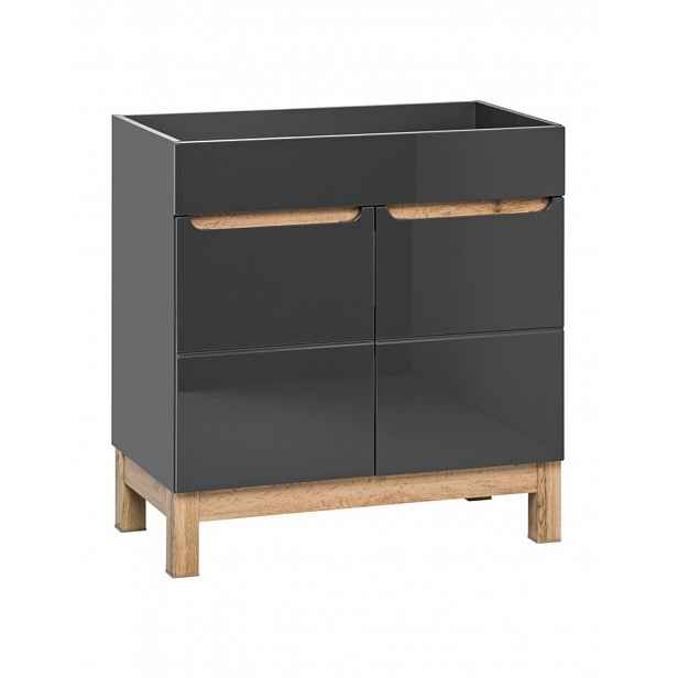 Skříňka pod umyvadlo 60 cm (BALI GRAFIT 820-60D FSC)