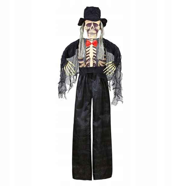 Závěsná dekorace Ženich Skeletor 153 cm, halloween