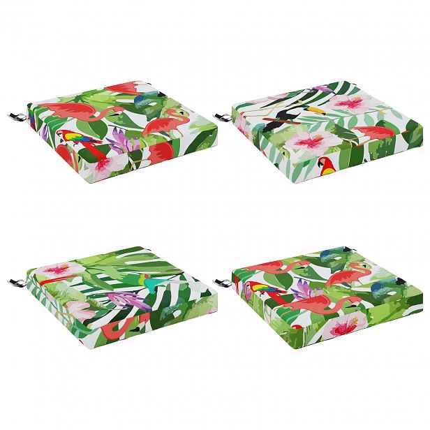 vidaXL Polstry ve 4 kusech SOEST 4 ks 100% polyester Vícebarevný