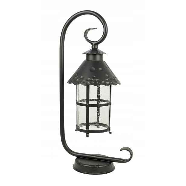 Lampa Su-ma Toledo K 4011/1/R E27 černá, terasová, IP23, retro, 54 cm