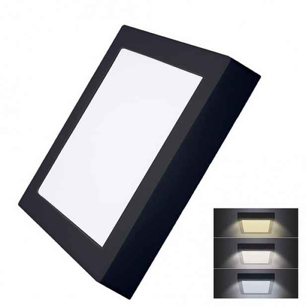 LED světelný panel Solight černá WD173-B
