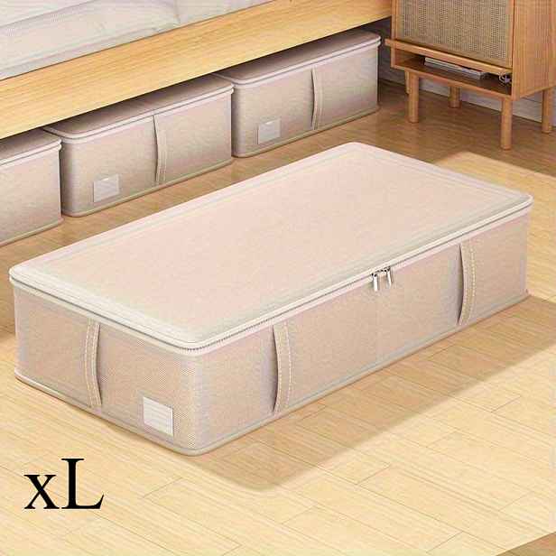 TEMU 1ks Úložný box na přikrývky a deky z oxfordské tkaniny s velkou kapacitou, vhodný do šatníku, pod postel s prostorově úsporným designem, pro