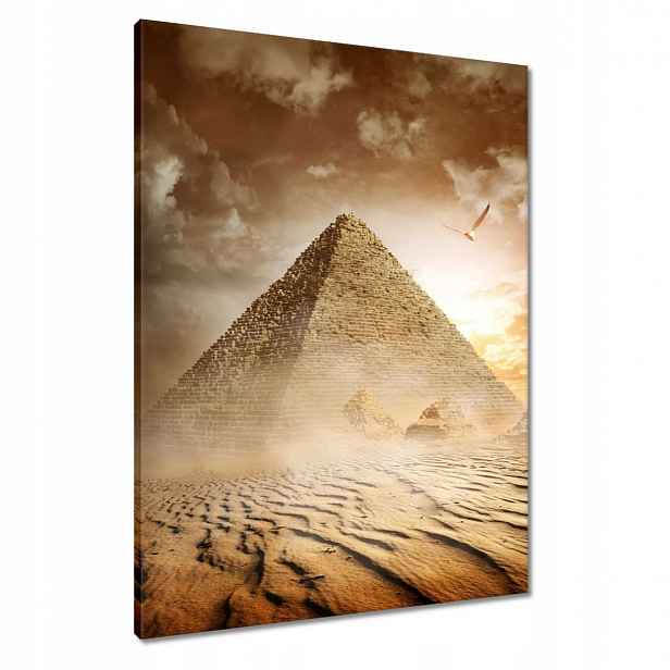 Obrazy 60x80 Egyptská pyramida k. Gízy