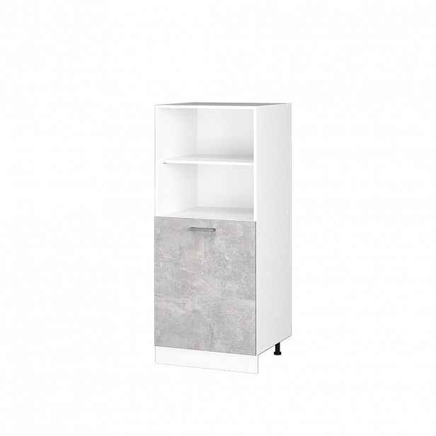 Vicco UNIVERZÁLNÍ SPÍŽNÍ SKŘÍŇKA R-Line Beton 60 cm s otevřenými policemi a dvířky