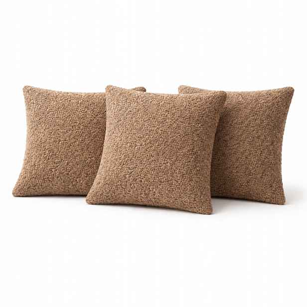 Sada 3 kusů dekoračních povlaků na polštáře 40 cm x 40 cm, sada 3 ks