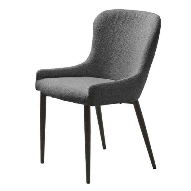 Jídelní židle Unique Furniture ONTARIO šedá polyester 34700001