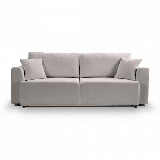 MID.YOU ROZKLÁDACÍ POHOVKA, textil, světle šedá