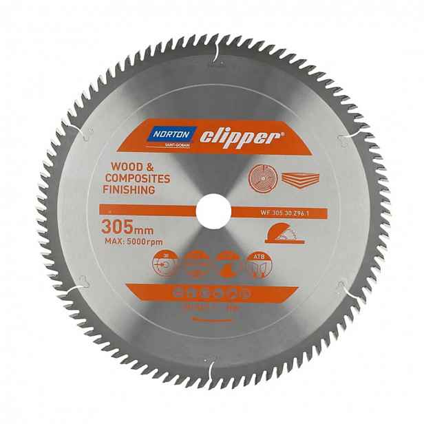 Kotoučová pila na dřevo Norton Clipper s vidlicí 305x30 mm 3,2/2,2 mm 96T