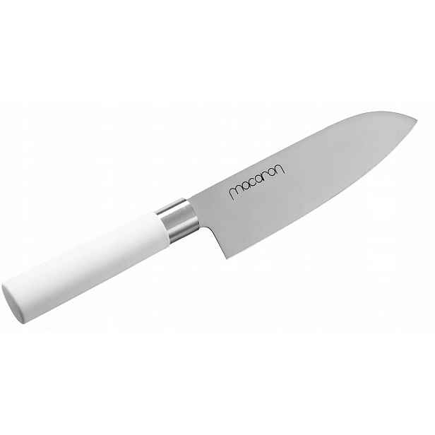 Nůž Santoku Satake Macaron White 17 cm Japonská Ocel