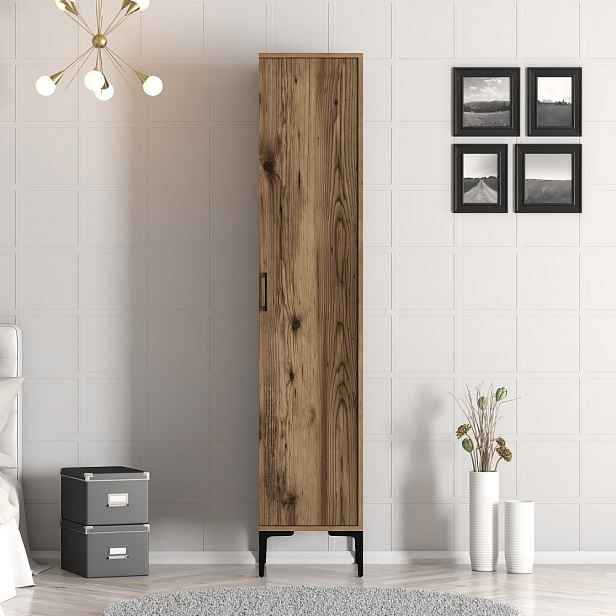 Šatní skříň Kumsal S - Walnut